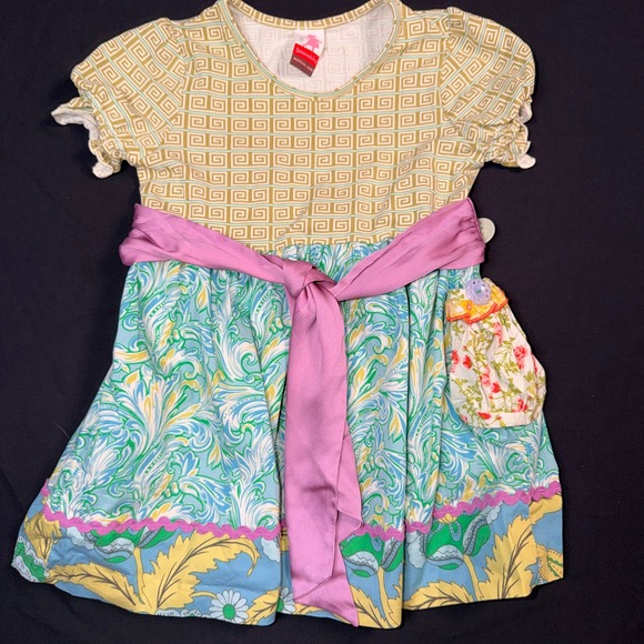 Matilda Jane Other - Matilda Jane Serendipity Swirly Sash Tie Whimsical Dress Size 2